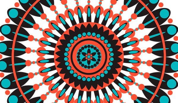 mandalas azuis significados